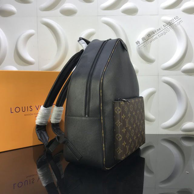 LV包包 LV新款雙肩包 M30259 APOLLO雙肩包 LV老花十字紋三角背包雙肩包  ydh3671
